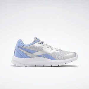 Buty Do Biegania Dziecięce Reebok Rush Runner 2.0 Srebrne Metal/Kwiaty Niebieskie/Białe PL 91CDHTR